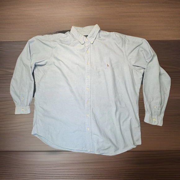 Polo Ralph Lauren Other - Polo Ralph Lauren 3XLT Button Down Shirt Blue Oxford Big Tall Pony Logo Mens